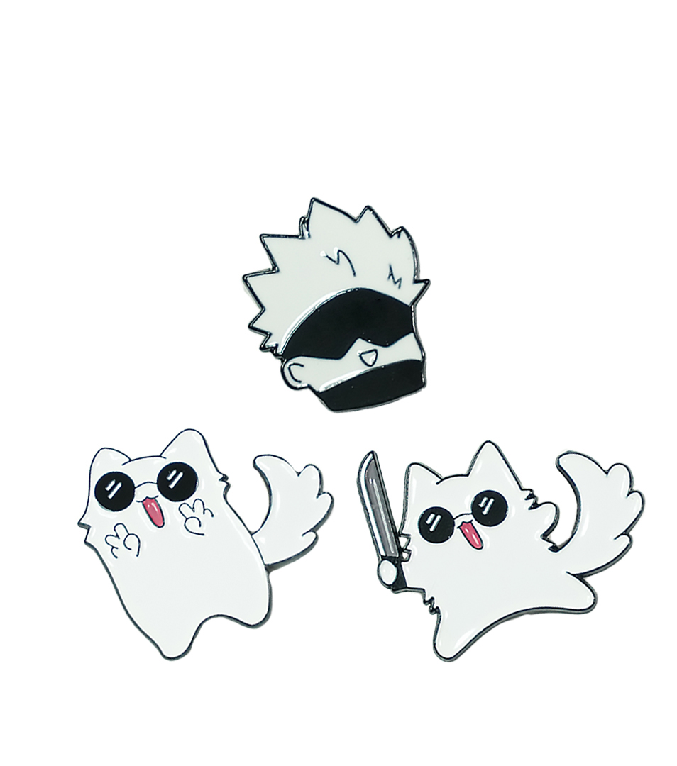 Gojo Kitty Pin – PEACE! | Jujutsu Kaisen Exclusive Collection